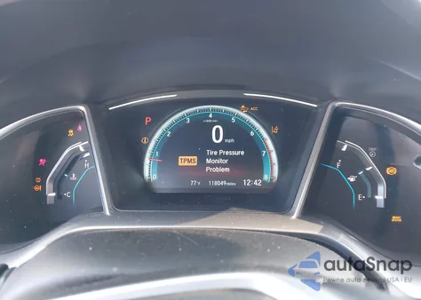 2018 Honda Civic Touring from USA, damaged, VIN JHMFC1F92JX021386